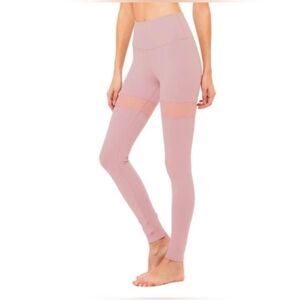 ALO High Waist Leggings w/ Mesh Panels